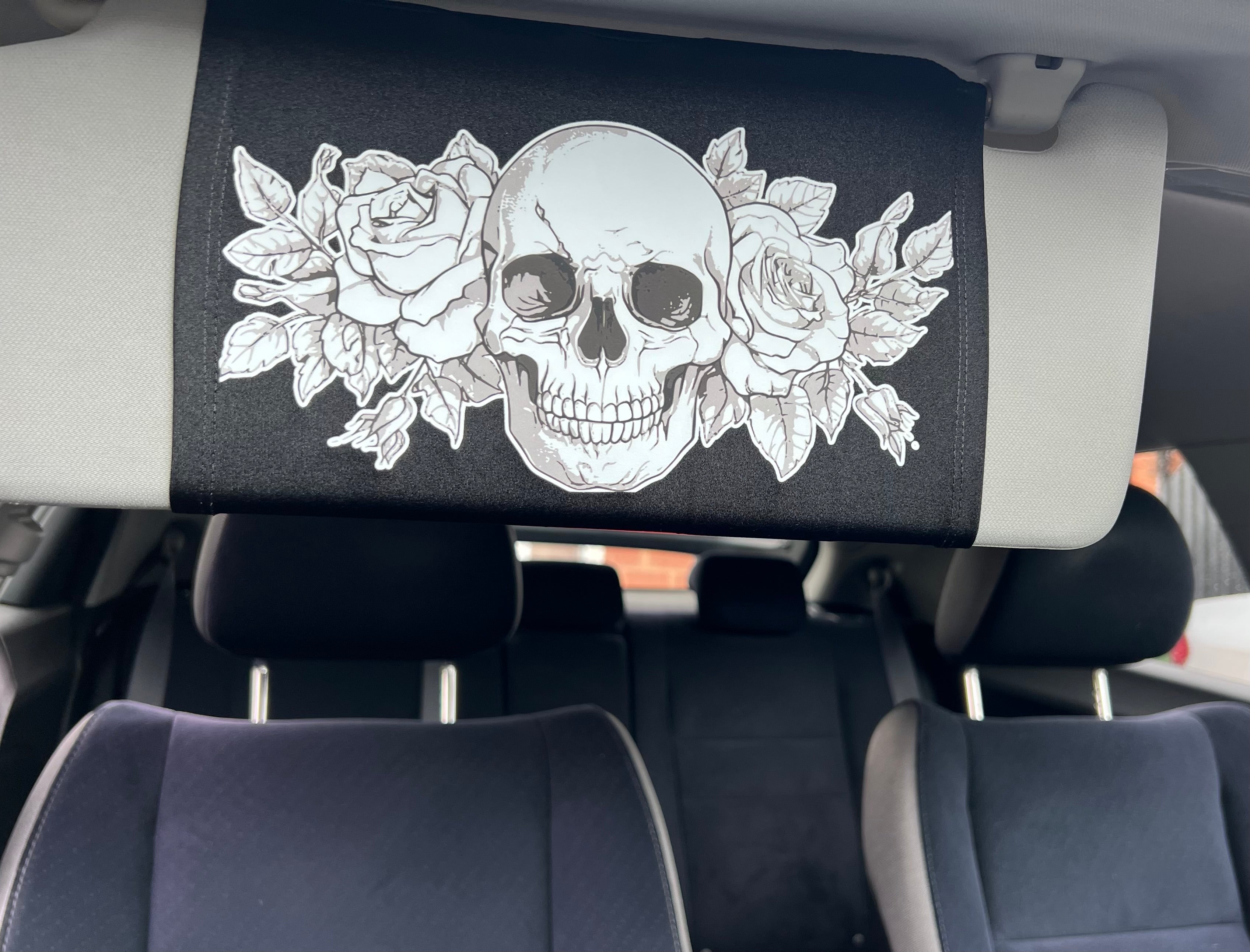 Metalhead white skull