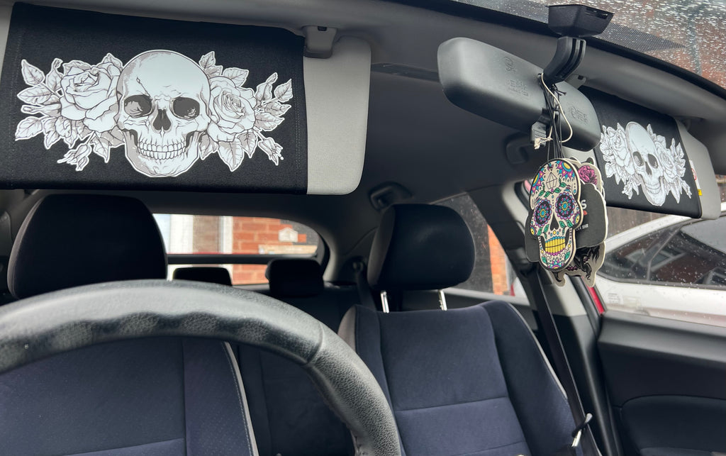 Metalhead white skull
