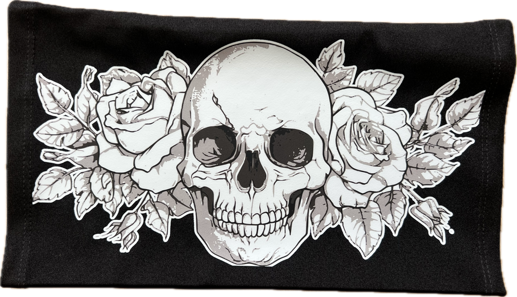 Metalhead white skull