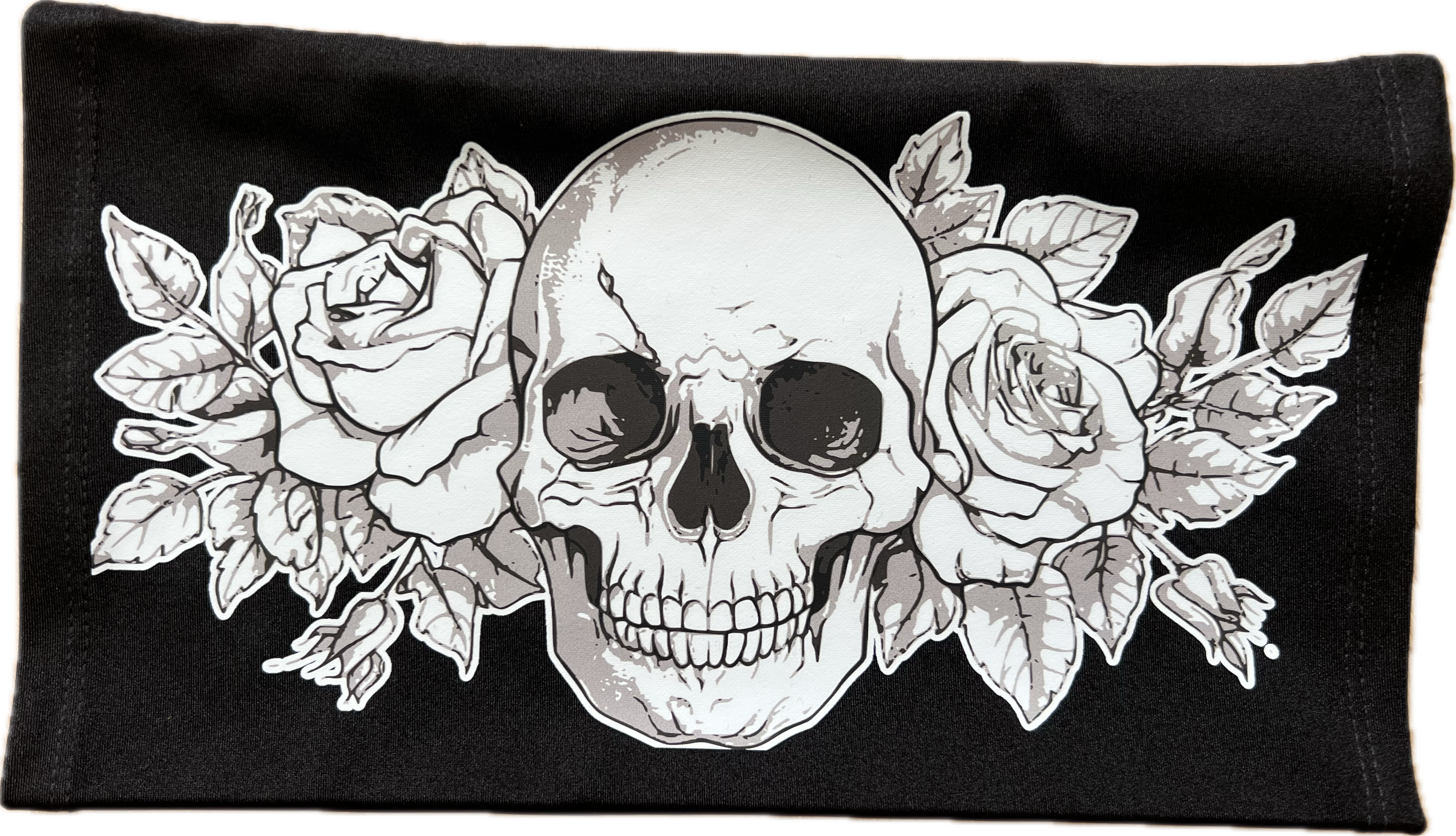 Metalhead white skull